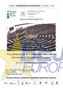 “Debates sobre Europa 2018” en la Universidad de la Experiencia