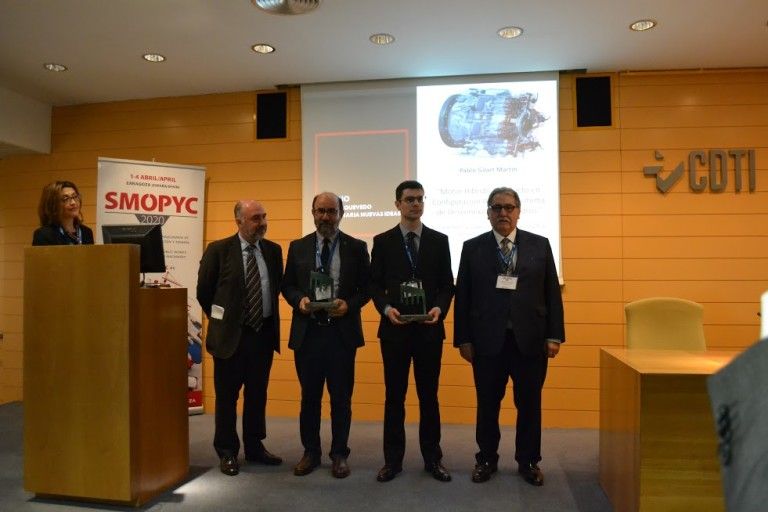 Pablo Gilart, estudiante de Máster e ingeniero industrial por la ETSII de Béjar, galardonado con el Premio Torres Quevedo