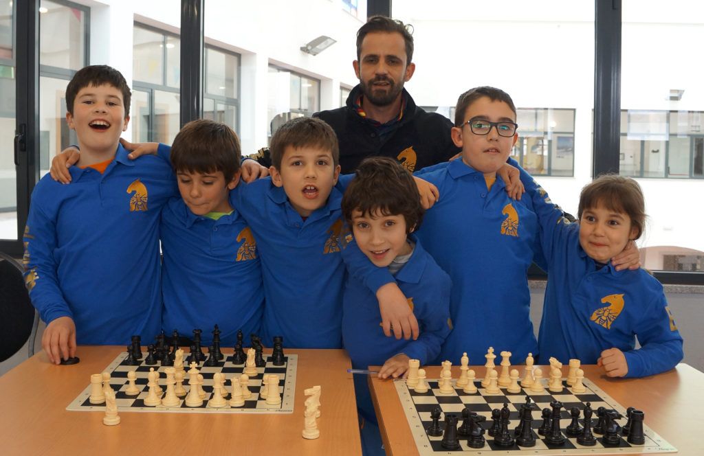 escuela municipal de ajedrez del Club Ajedrez Béjar