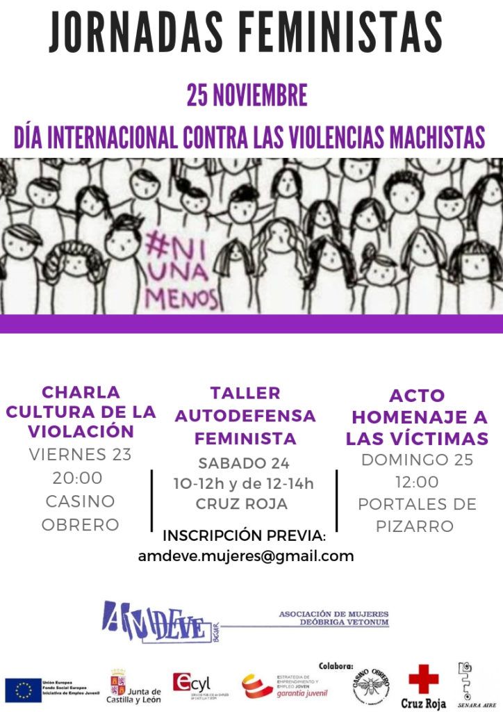 Amdeve organiza unas jornadas feministas contra las violencias machistas en Béjar