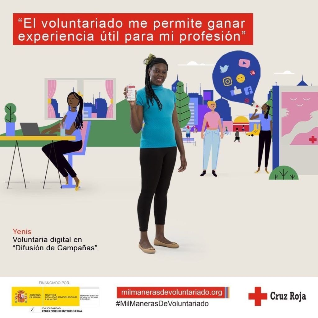 Cruz Roja lanza la campaña #MilManerasdeVoluntariado