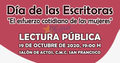 Béjar celebrará el día de las Escritoras