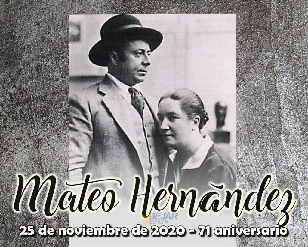 71 aniversario del fallecimiento del escultor Mateo Hernández