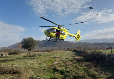 Herido un varón de 61 años al caerle una piedra en la pierna