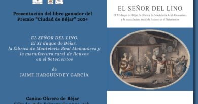 El legado industrial de Béjar cobra vida en la presentación de ‘El señor del lino’
