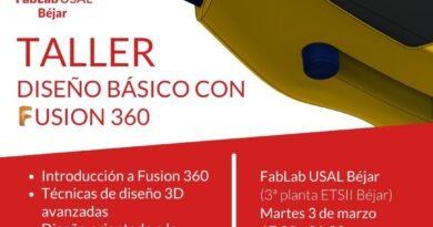 Béjar potencia la fabricación digital con un taller de diseño en Fusion 360 Béjar potencia la fabricación digital con un taller de diseño en Fusion 360