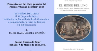 Jaime Harguindey presenta la premiada obra ‘El señor del lino’ Jaime Harguindey presenta la premiada obra ‘El señor del lino’
