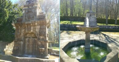 Las fuentes históricas de El Bosque vuelven a brillar tras su puesta a punto