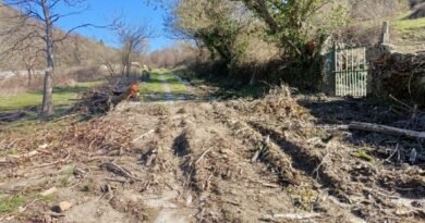 Abandono de la Vía de la Plata a su paso por Baños de Montemayor
