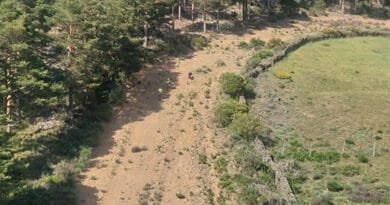 Un helicóptero rescata a un senderista desorientado en El Travieso