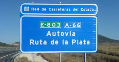 Una mujer de 70 años herida tras un accidente en la A-66, a la altura de La Cabeza de Béjar
