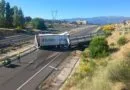 La A-66 registra un accidente entre camiones con dos heridos en La Cabeza de Béjar