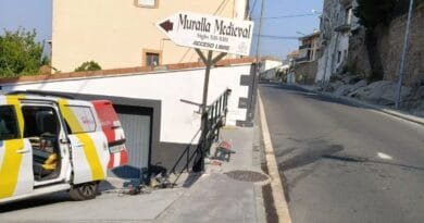 Reparada la barandilla en Ronda de Viriato
