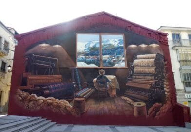 Béjar inmortaliza su tradición textil en un gran mural