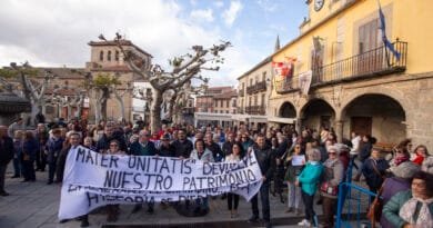 Protesta vecinal en Piedrahíta por una red de agua con más de la mitad del caudal perdido