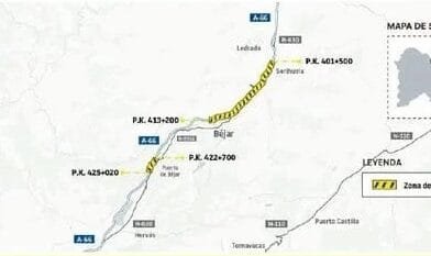 Transportes formaliza la rehabilitación estructural de la A-66 entre Sorihuela y Cáceres