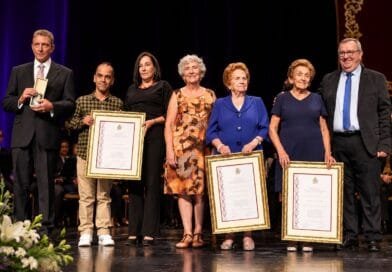Baltasar Romero, las panaderas de San Juan, Nandi y Rosa Marcos reciben los Honores de Béjar