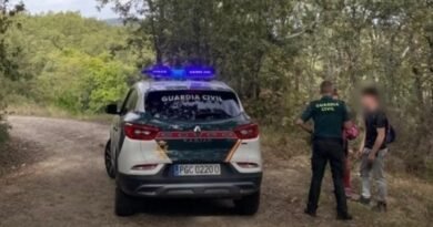 La Guardia Civil auxilia a dos senderistas desorientados en Cepeda
