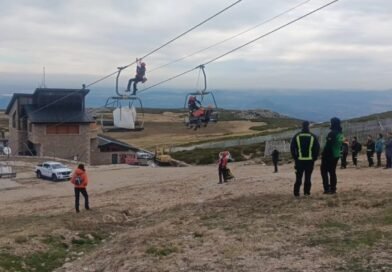 IMÁGENES | La prueba de carga despeja el camino para la apertura del telesilla en La Covatilla